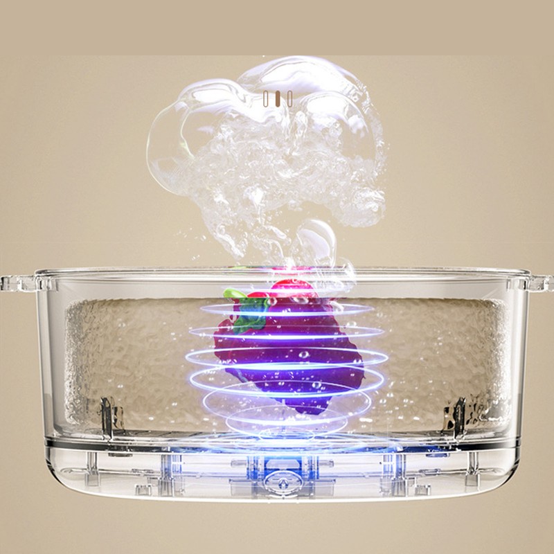 Fruit and Vegetable Washing Machine Double Layer Efficient Time Saving