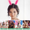 Healifty Bunny Ears Headbands Cute Easter Day Furry Rabbit Ear