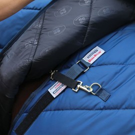 Dura-Nylon Original Horse Stable Blanket Hood | Size Large | Color Navy | All Winter Warmth | Matches Dura-Nylon Stable Blankets | Abrasion Resistant | Adjustable & Easy Maintenance