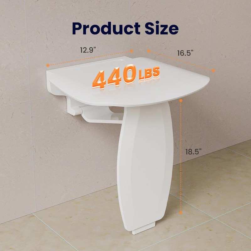 Wall Mounted Folding Shower Seat