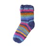 Pachamama Women 100% Wool Bed Sofa Socks Handknitted Stripe Blue