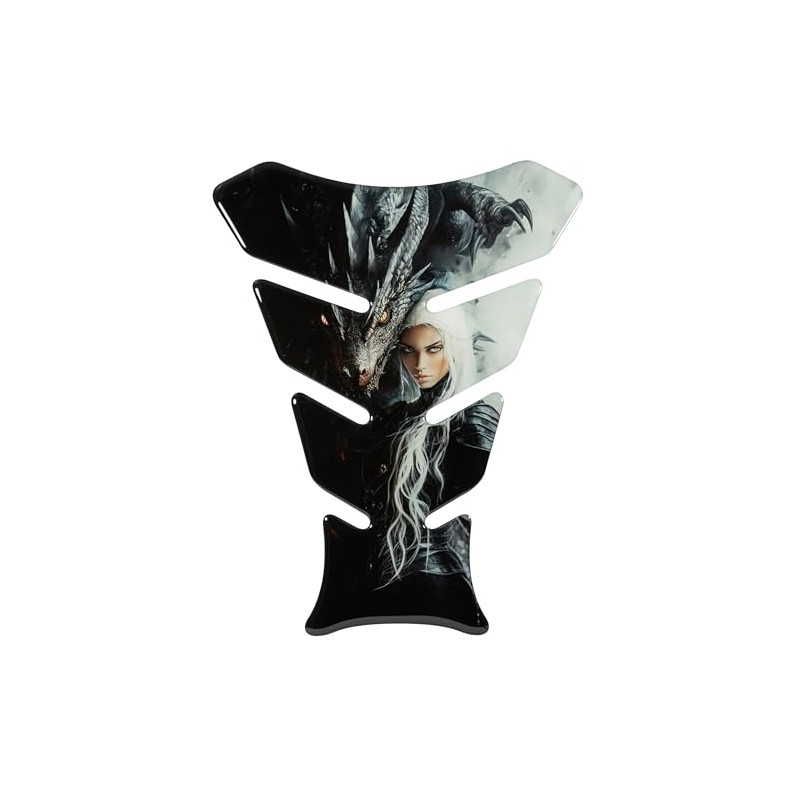 Tankpad Motorcycle Dragon Queen Fantasy Dragon Mystical Epic Art 3D