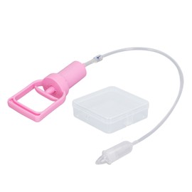 Nose Nasal Aspirator Portable Hand Puller Negative Pressure Manual Infant Nose Cleaner Aspirator for Baby Pink