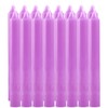 Taper Candles Purple 16 Unscented Length 17.5 cm