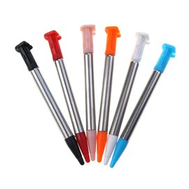 Metal Adjustable Touch Stylus Pen for New 2DS XL LL Video Stylus Pen Game Accessories (Metal Orange)