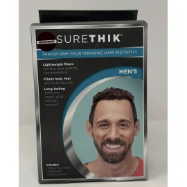SureThik Hair Thickening Fibers Starter Kit 30g. Med Brown.