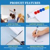 Magnetic Dry Erase Whiteboard 78"x40"- Self-Adhesive Flexible Wall Board Kit
