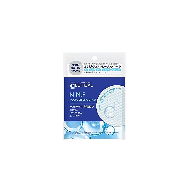 MEDIHEAL N.M.F Aqua Essence Pads (Pack of 10)