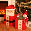 Marspark 4 Pieces Christmas Box Decoration Christmas Nesting Boxes Christmas