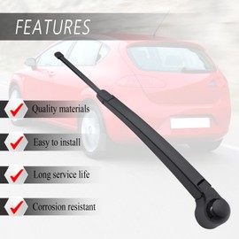 FanPaYY Rear Windscreen Wiper Set for Passat B6 B7 Leon Altea Ibiza, Rear Windscreen Wiper Arm & Blade, Car Rear Wiper Arm Wiper Blade