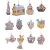 Kurt S. Adler 3 to 4.375-Inch Glass Bridal Ornament Set,