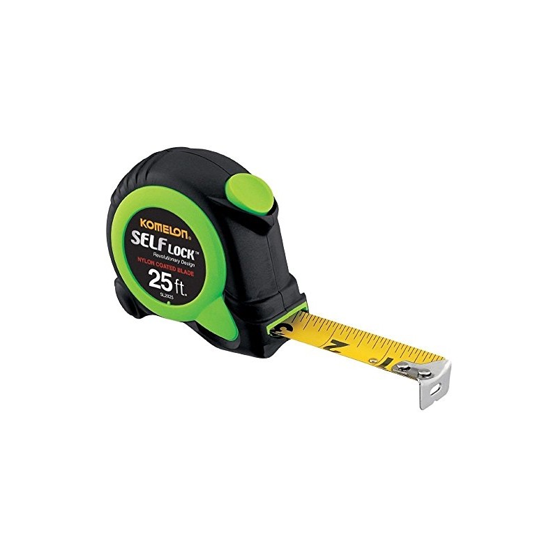 Komelon SL2825 6 Pack 25ft. Self Lock Tape Measure