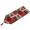 Forhomelife Christmas Table Runner, Red, Nordic Table Center, Fashionable, Party,