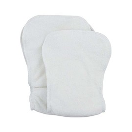 ImseVimse Cloth Nappy Liners, Terry, Organic Cotton, One Size, Pack of 2