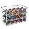 Sorbus Sunglasses Organizer - Plastic Stackable Eyeglass Case Storage Organizer