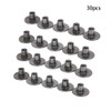 MroMax M4 7.5mm 30pcs Flat Head Cap nut Brad Hole