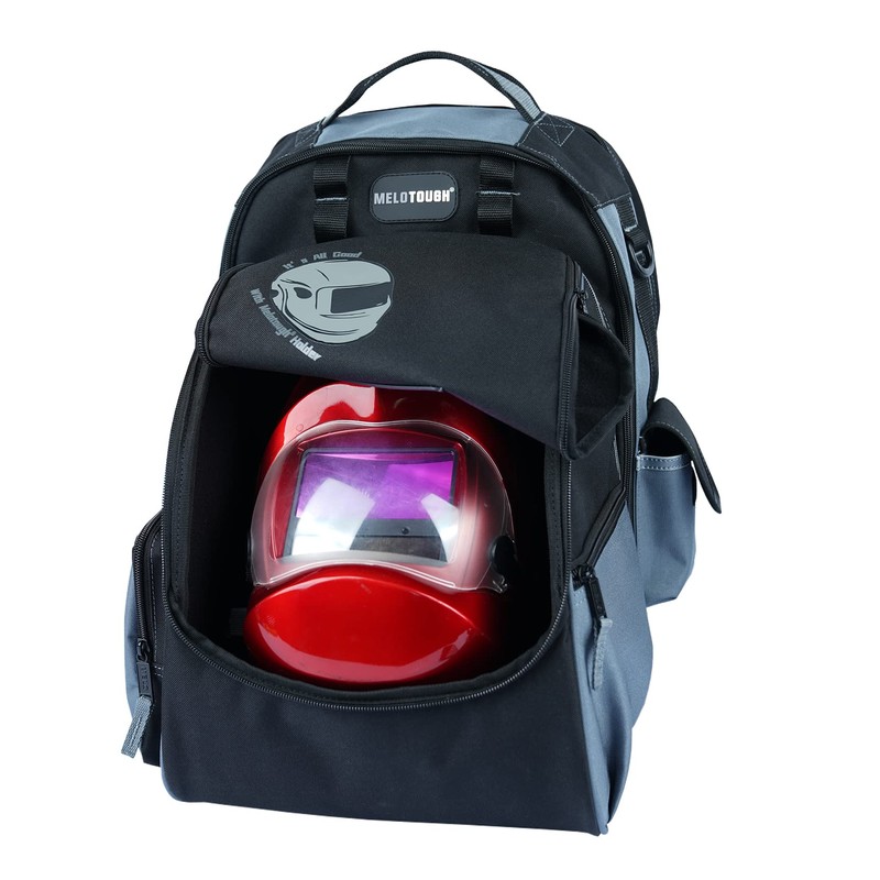 MELOTOUGH Backpack, Welding Bag for Tools and Helmet, Extreme Gear