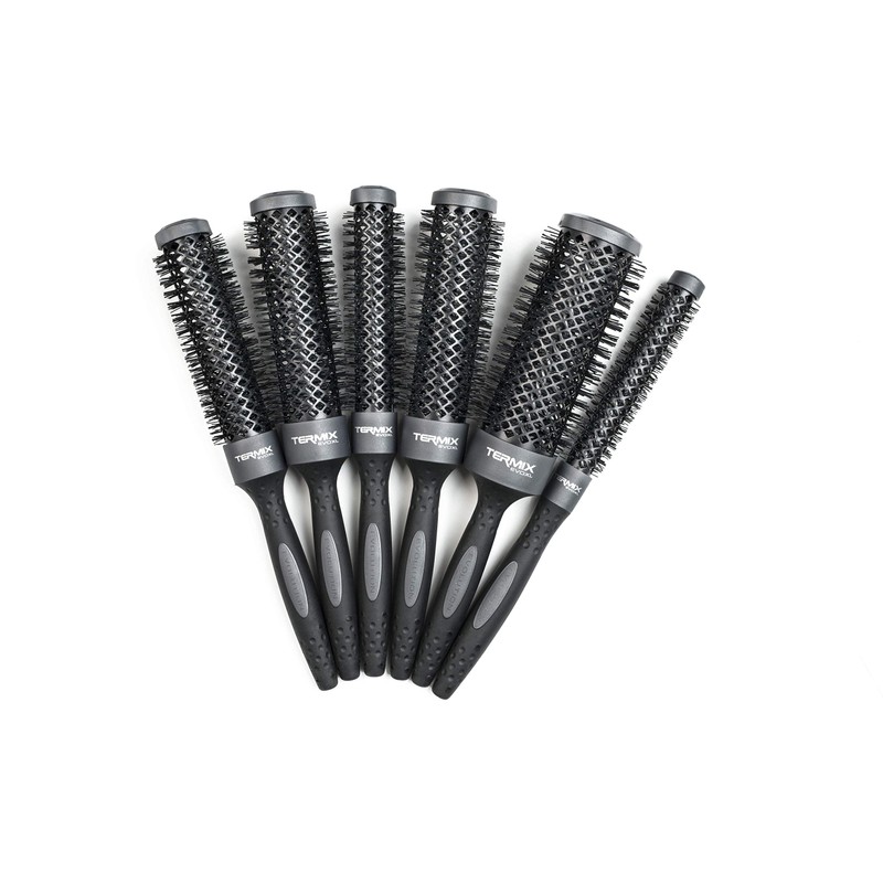 Termix Evolution Round Hair Brushes, X-Large, Pack of 5