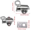 Luomorgo Latch Lock Stainless Steel Window Gate Security Pull Ring