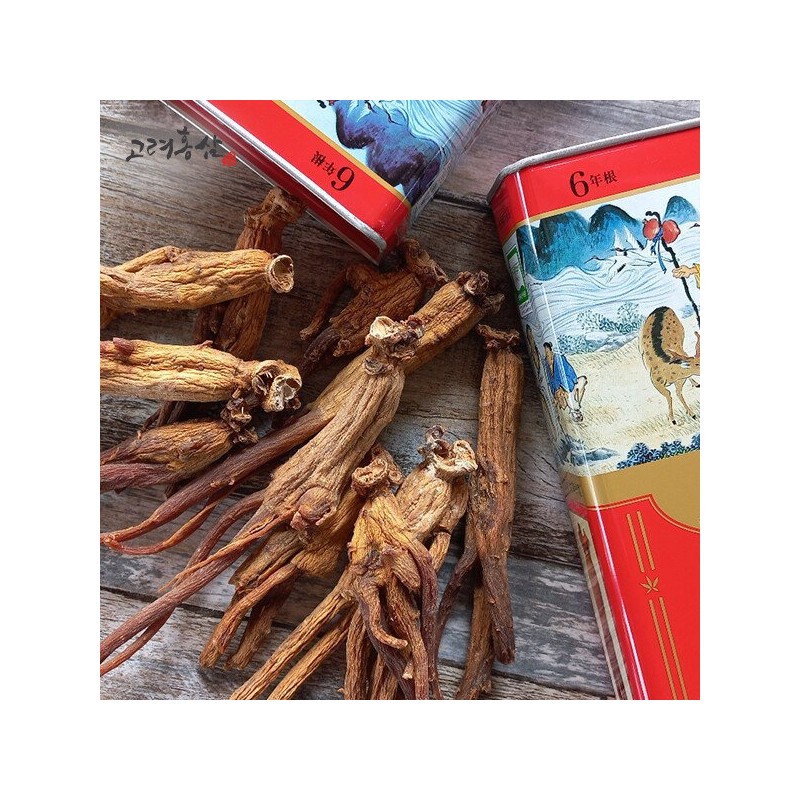 고려홍삼/6년근홍삼(캔)중편150g/홍삼/건삼/금산인삼 6년근고려홍삼/6년근홍삼/6년근건삼/홍삼/건삼 Korean Red Ginseng / 6-Year-Old Red Ginseng (Can)