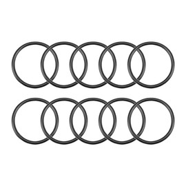 sourcing map Nitrile Rubber O-Rings 37 mm OD 32 mm ID 2.5 mm Width Metric Sealing Ring Seal Pack of 10