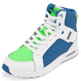 ZUMBA Women’s Air Boss High-Top Air Cushion Sneakers, 6.5, Blue