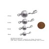 Creative-Beads Magnetic Clasp for Necklaces and Jewellery, Ball, Round, 10