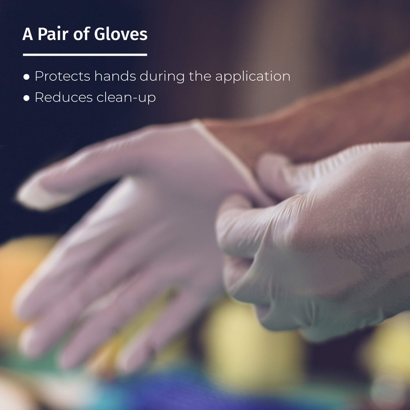 SamaN Staining Kit – Includes Sponge, 2 Cloths & Gloves