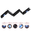 Folding Level Ruler Aluminum Alloy 4 Bubble Multifunction Multi Angle