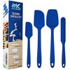 HOMEKART Silicone Spatula Set - Rubber Kitchen Spatulas for Baking,