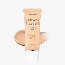 Dewy Tree 어반쉐이드 파데프리 커버앤핏 톤업 선크림 대용량 40ml / SPF50+ PA++++ Urban Shade Padefree Cover and Fit Tone-up Sunscreen Large Size 40ml / SPF50+ PA++++