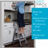 BIRDROCK HOME 2 Step Ladder | Folding Anti-Slip Step Stool,