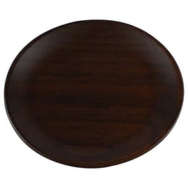 Alphax 902492 Small Plate, Walnut, 3.1 x 0.4 inches (8 x 1 cm), Walnut Blister Plate
