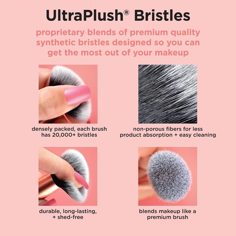 Travel Fantasy Mini Brush Kit by Real Techniques for Women