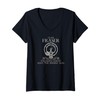 Womens Clan Fraser Crest, Surname, Scottish Heritage Vintage V-Neck T-Shirt