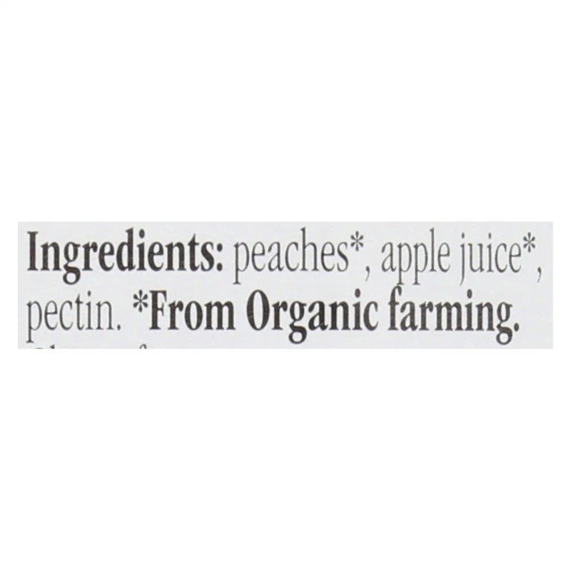 UD_Fiordifrutta Case of 6-8.82 oz Peach Fruit Spread Snack Variety