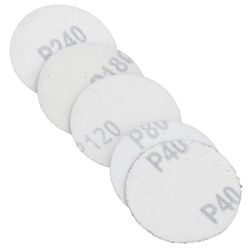 100 Pk Hook/Loop DA Sanding Grinding Abrasive Pad Mixed Grit