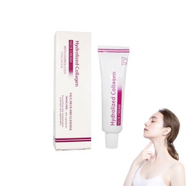 Hydrolized Collagen Neck Firming Cream, Hydrolysed Collagen Neck Cream, Skin Tightening Cream for Saggy and Firm, Neck Line Anti-Wrinkle Cream, Moisturise and Fill Water