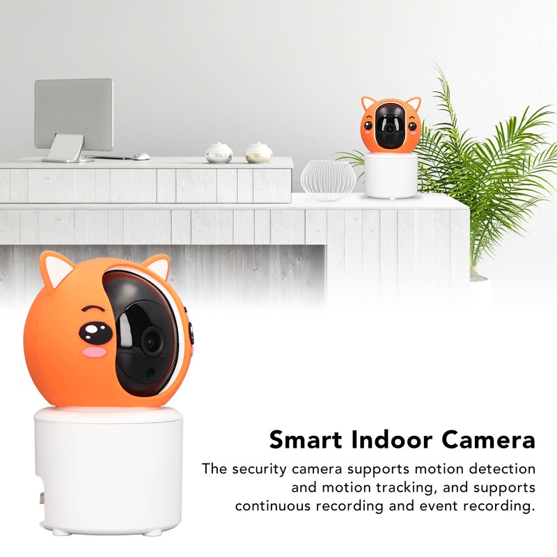 Smart Indoor Nanny Camera 3MP 360P Motion Detection Tracking 2