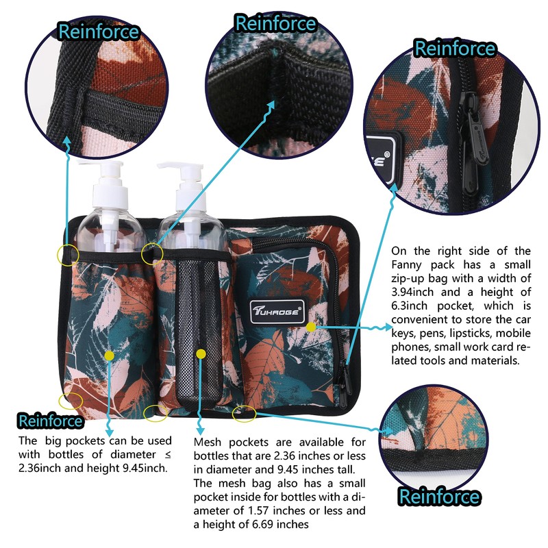 Tuhaoge Massage Bottle Bag Massage Oil Holster Lotion Holster Massage