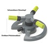 REHAU Trio Circular Sprinkler, Precisely Adjustable Nozzles, Sprinkler Range up