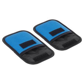 PATIKIL 2 Pcs Lens Filter Case, Camera Filter Case Portable Lens Filter Pouch Photography Fit Camera Bag Coat Pocket Drone for 25mm-58mm, Blue