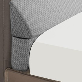 4 Modes Pillow Wedge for Headboard Gap, Foldable Bed Wedge Pillow, Bed Gap Filler King Size Fill The Gap (0-7"), Mattress Gap Filler Long Pillow Between Headboard and Mattress