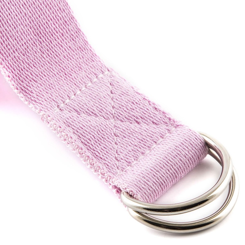 Peace Yoga 6ft Exercise Strap Pink