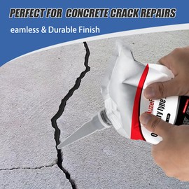 Slab Crack Repair Sealant, Quick-Drying Repair Sealant, Waterproof Concrete Filler, Weatherproof Caulk for Pavement & Sidewalks (2 Pcs)