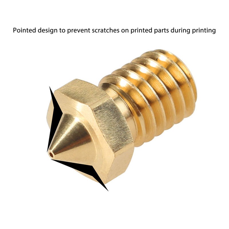 5pcs CHT V6 3D Printer Nozzle 3 Hole High Flow