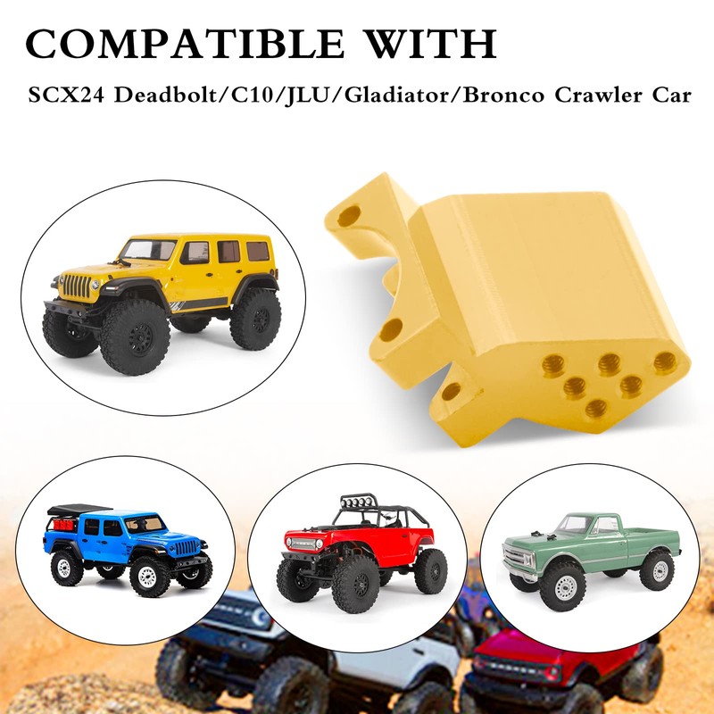 OGRC Adjustable Height Rear Axle Truss Upper Link Mount Brass