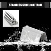 Stainless Steel Car Wind Deflector Buckle - Windproof Rainproof Deflector