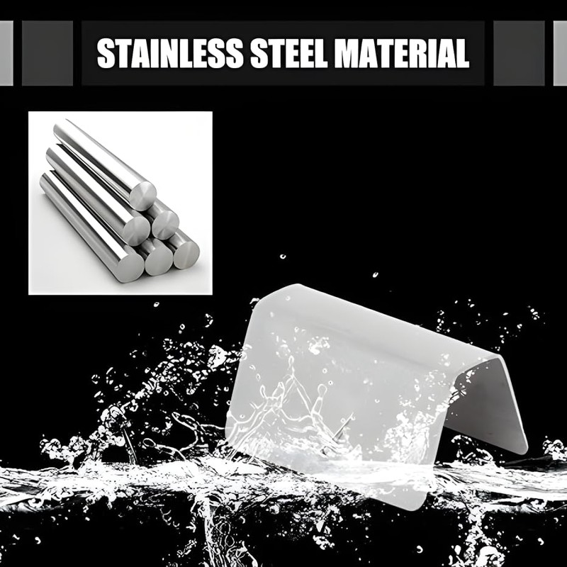 Stainless Steel Car Wind Deflector Buckle - Windproof Rainproof Deflector