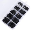 Multifunction fasteners black/white M2/M2.5/M3/M4/M5 Nylon screw kit, nylon nut, industrial
